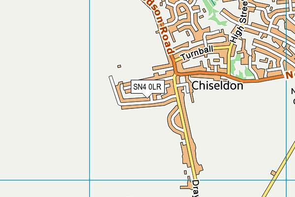 SN4 0LR map - OS VectorMap District (Ordnance Survey)