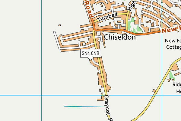 SN4 0NB map - OS VectorMap District (Ordnance Survey)