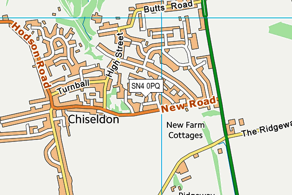 SN4 0PQ map - OS VectorMap District (Ordnance Survey)