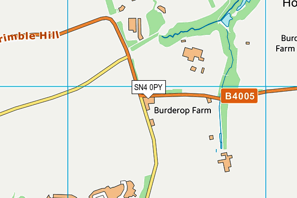 SN4 0PY map - OS VectorMap District (Ordnance Survey)