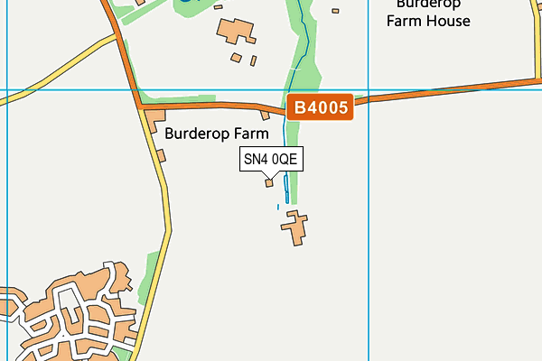 SN4 0QE map - OS VectorMap District (Ordnance Survey)