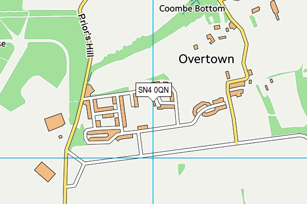 SN4 0QN map - OS VectorMap District (Ordnance Survey)