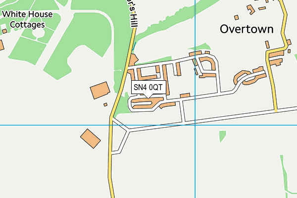 SN4 0QT map - OS VectorMap District (Ordnance Survey)