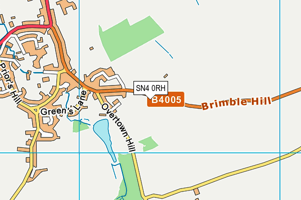 SN4 0RH map - OS VectorMap District (Ordnance Survey)