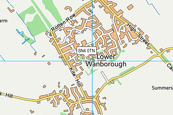 SN4 0TN map - OS VectorMap District (Ordnance Survey)