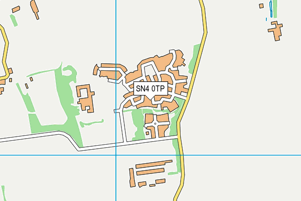 SN4 0TP map - OS VectorMap District (Ordnance Survey)