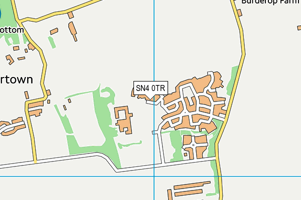 SN4 0TR map - OS VectorMap District (Ordnance Survey)