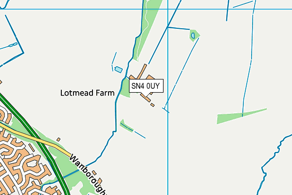 SN4 0UY map - OS VectorMap District (Ordnance Survey)