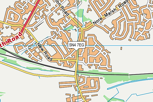 SN4 7EG map - OS VectorMap District (Ordnance Survey)