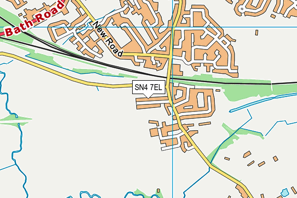 SN4 7EL map - OS VectorMap District (Ordnance Survey)