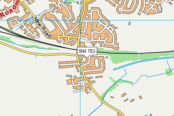 SN4 7EU map - OS VectorMap District (Ordnance Survey)