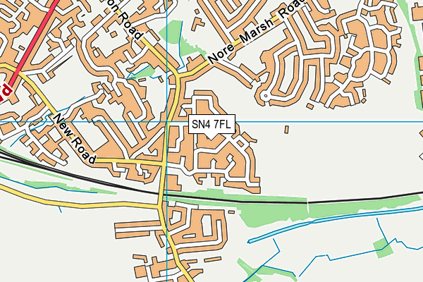 SN4 7FL map - OS VectorMap District (Ordnance Survey)