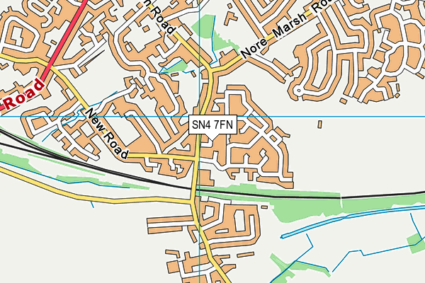 SN4 7FN map - OS VectorMap District (Ordnance Survey)