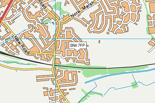 SN4 7FP map - OS VectorMap District (Ordnance Survey)