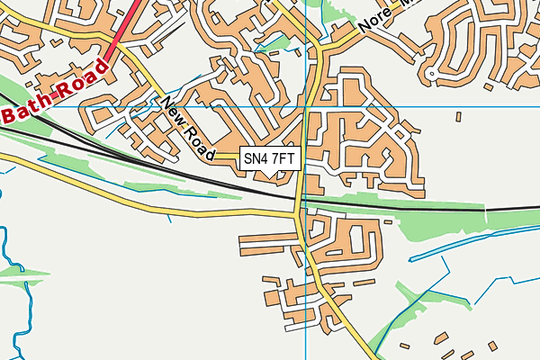 SN4 7FT map - OS VectorMap District (Ordnance Survey)