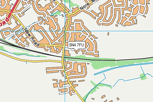 SN4 7FU map - OS VectorMap District (Ordnance Survey)