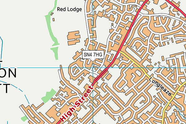 SN4 7HG map - OS VectorMap District (Ordnance Survey)