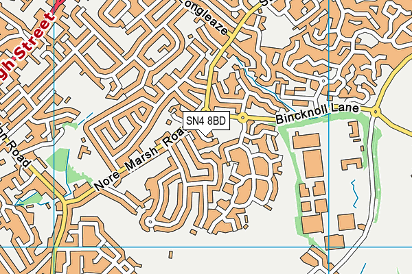 SN4 8BD map - OS VectorMap District (Ordnance Survey)