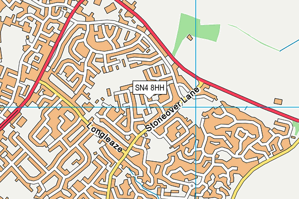 SN4 8HH map - OS VectorMap District (Ordnance Survey)