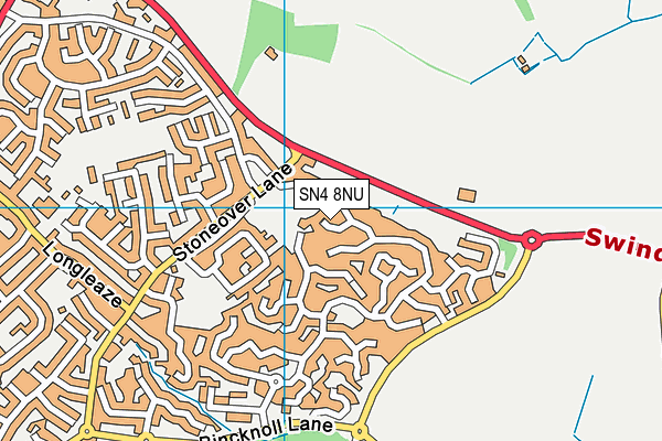 SN4 8NU map - OS VectorMap District (Ordnance Survey)