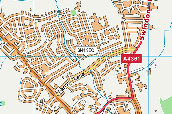 SN4 9EQ map - OS VectorMap District (Ordnance Survey)