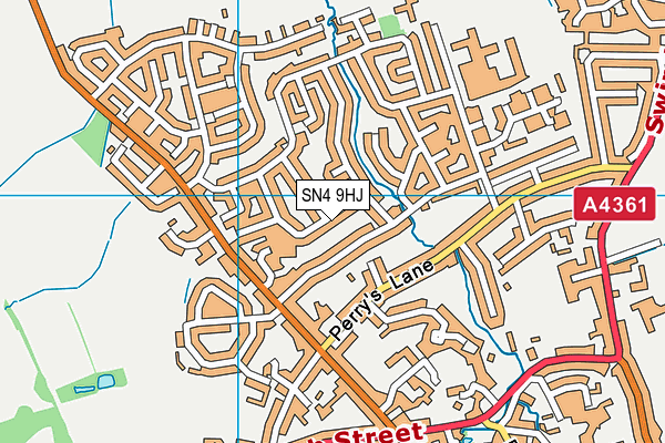 SN4 9HJ map - OS VectorMap District (Ordnance Survey)