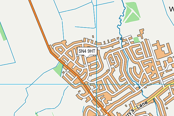 SN4 9HT map - OS VectorMap District (Ordnance Survey)