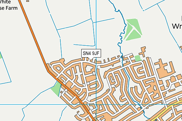 SN4 9JF map - OS VectorMap District (Ordnance Survey)