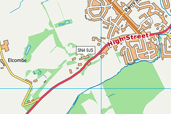 SN4 9JS map - OS VectorMap District (Ordnance Survey)