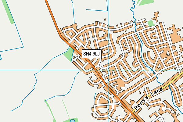 SN4 9LJ map - OS VectorMap District (Ordnance Survey)