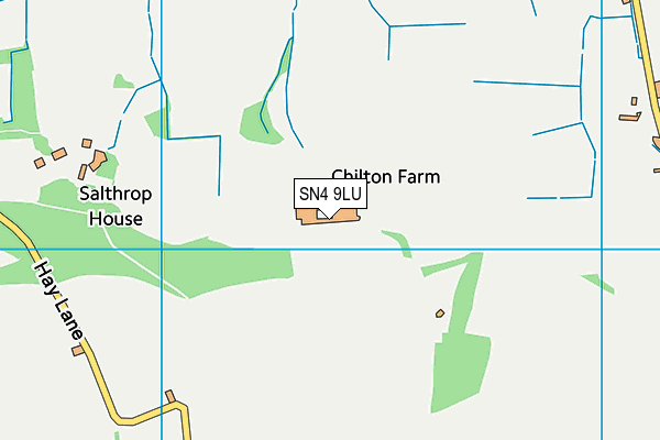 SN4 9LU map - OS VectorMap District (Ordnance Survey)