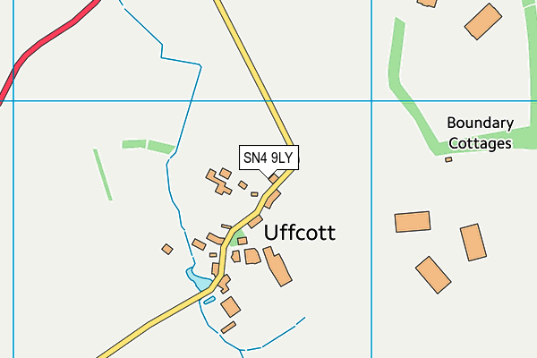 SN4 9LY map - OS VectorMap District (Ordnance Survey)