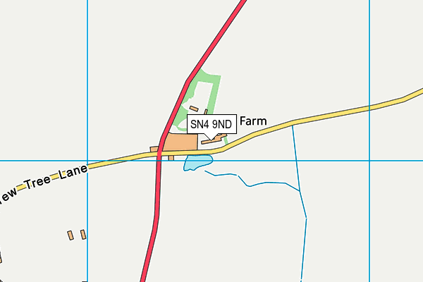 SN4 9ND map - OS VectorMap District (Ordnance Survey)