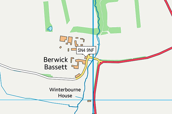 SN4 9NF map - OS VectorMap District (Ordnance Survey)