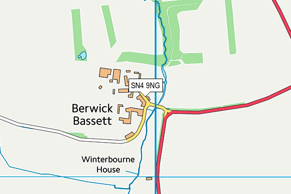 SN4 9NG map - OS VectorMap District (Ordnance Survey)