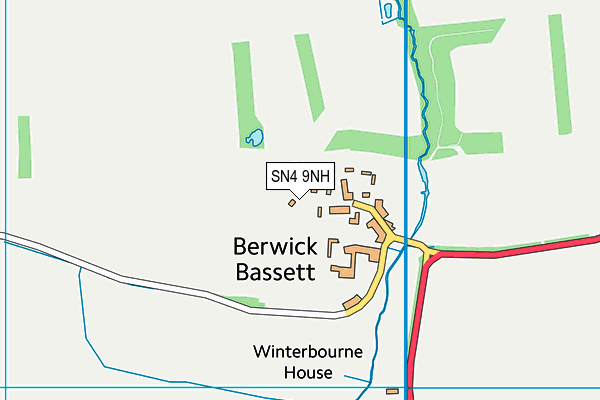 SN4 9NH map - OS VectorMap District (Ordnance Survey)