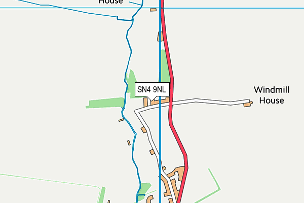 SN4 9NL map - OS VectorMap District (Ordnance Survey)