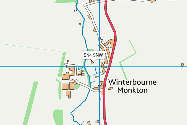 SN4 9NW map - OS VectorMap District (Ordnance Survey)