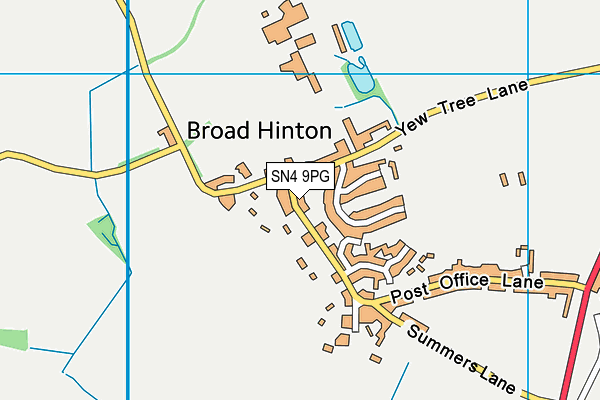 SN4 9PG map - OS VectorMap District (Ordnance Survey)