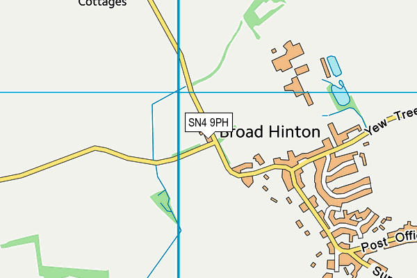 SN4 9PH map - OS VectorMap District (Ordnance Survey)