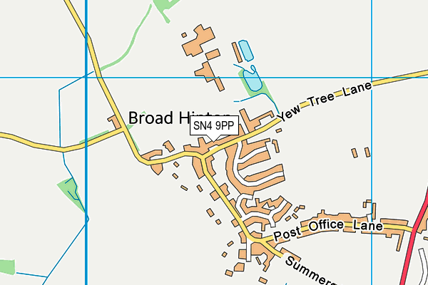 SN4 9PP map - OS VectorMap District (Ordnance Survey)