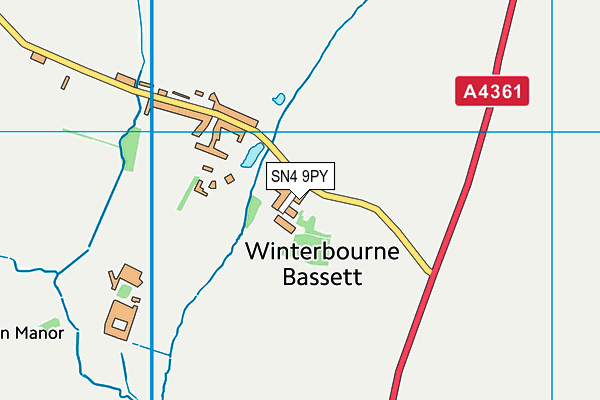 SN4 9PY map - OS VectorMap District (Ordnance Survey)