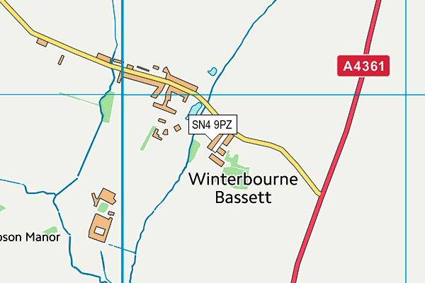 SN4 9PZ map - OS VectorMap District (Ordnance Survey)