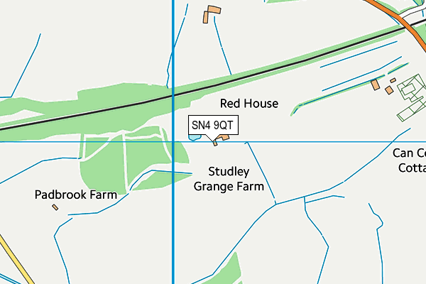 SN4 9QT map - OS VectorMap District (Ordnance Survey)