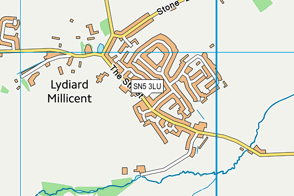 SN5 3LU map - OS VectorMap District (Ordnance Survey)