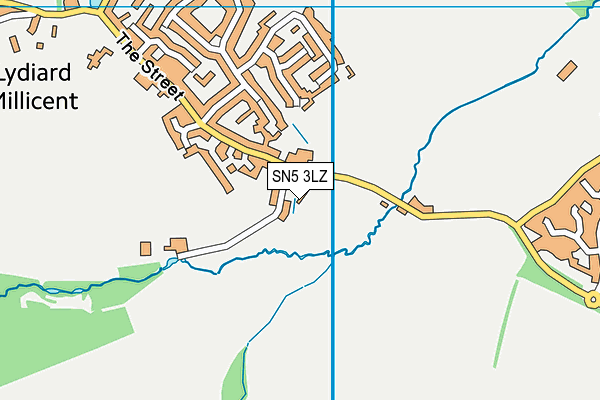 SN5 3LZ map - OS VectorMap District (Ordnance Survey)