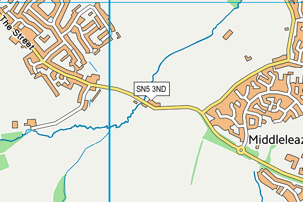 SN5 3ND map - OS VectorMap District (Ordnance Survey)