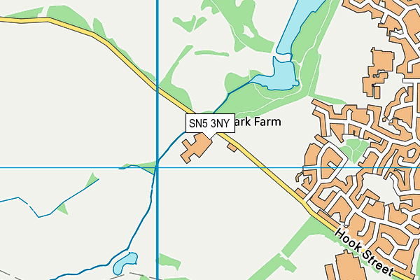 SN5 3NY map - OS VectorMap District (Ordnance Survey)