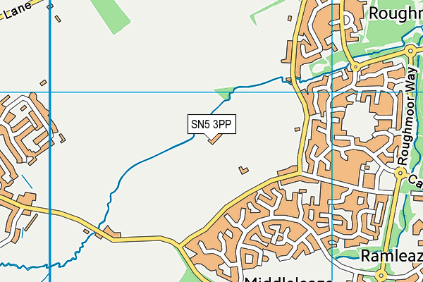 SN5 3PP map - OS VectorMap District (Ordnance Survey)