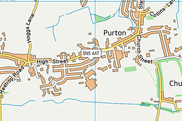 Bradon Forest School map (SN5 4AT) - OS VectorMap District (Ordnance Survey)